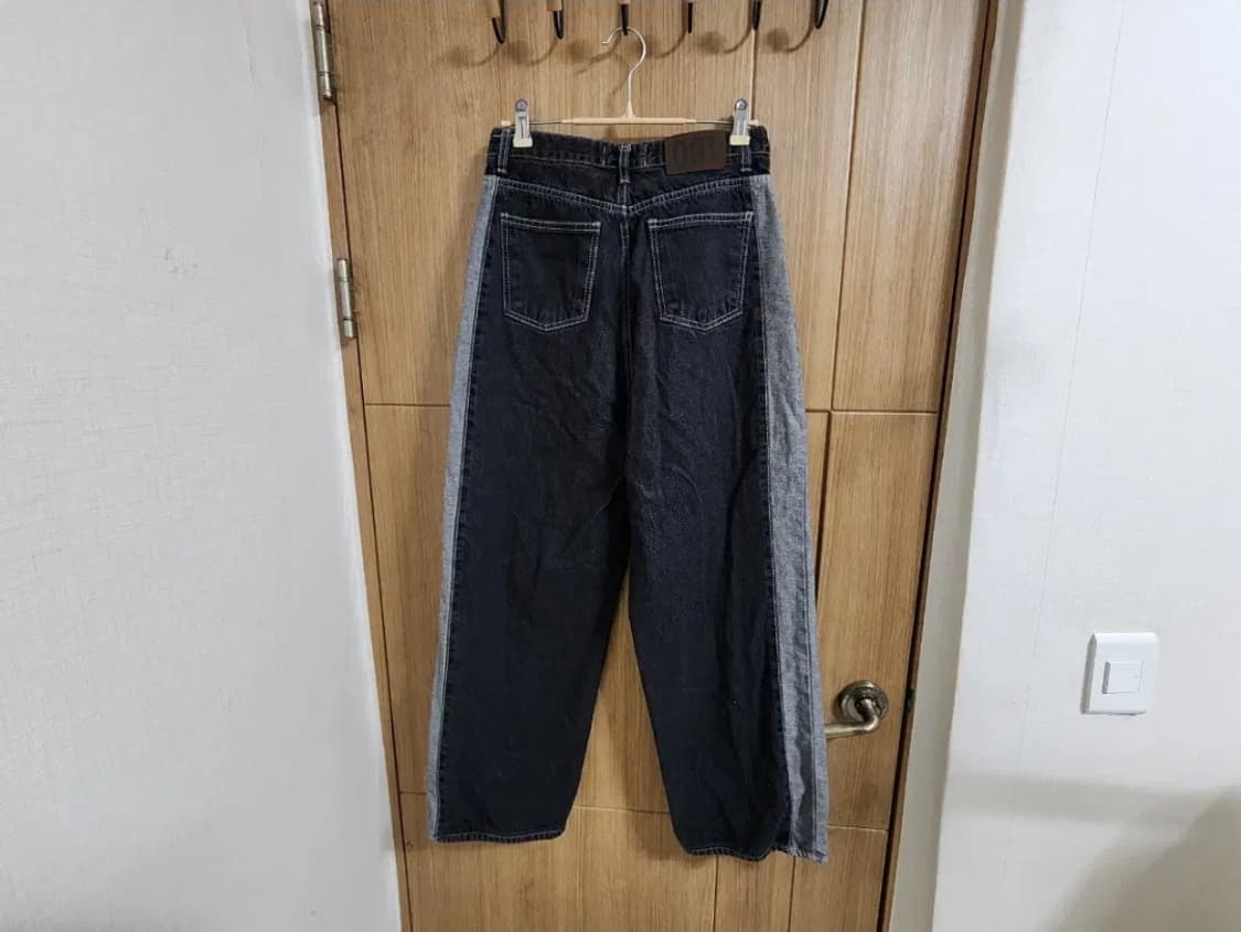 (M)여성 OOT 사이드 배색 데님 팬츠 상품이미지3