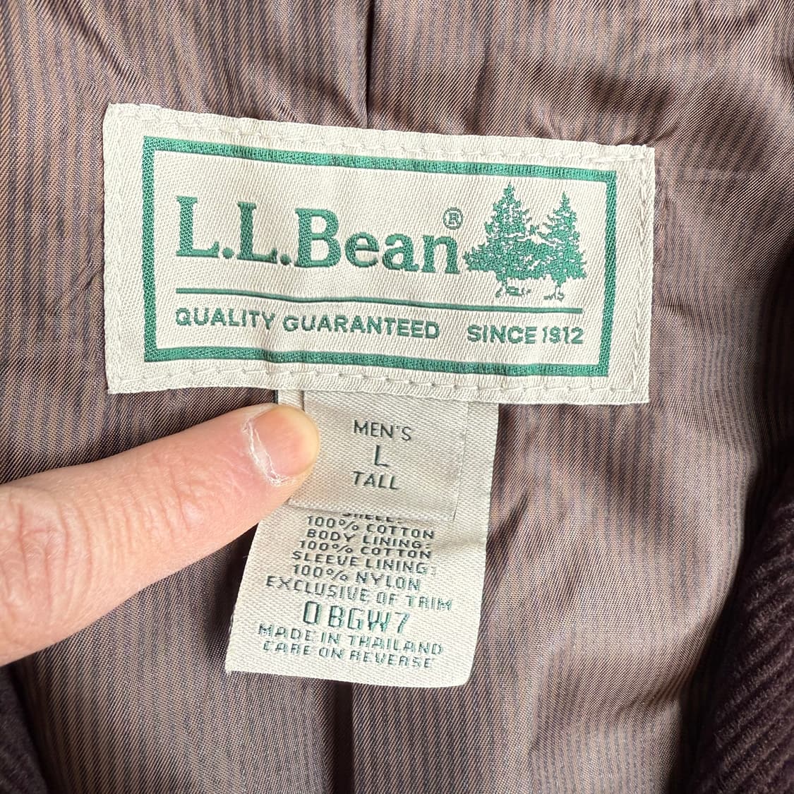 LLBean 브라운 코듀로이 블레이저 자켓 상품이미지4