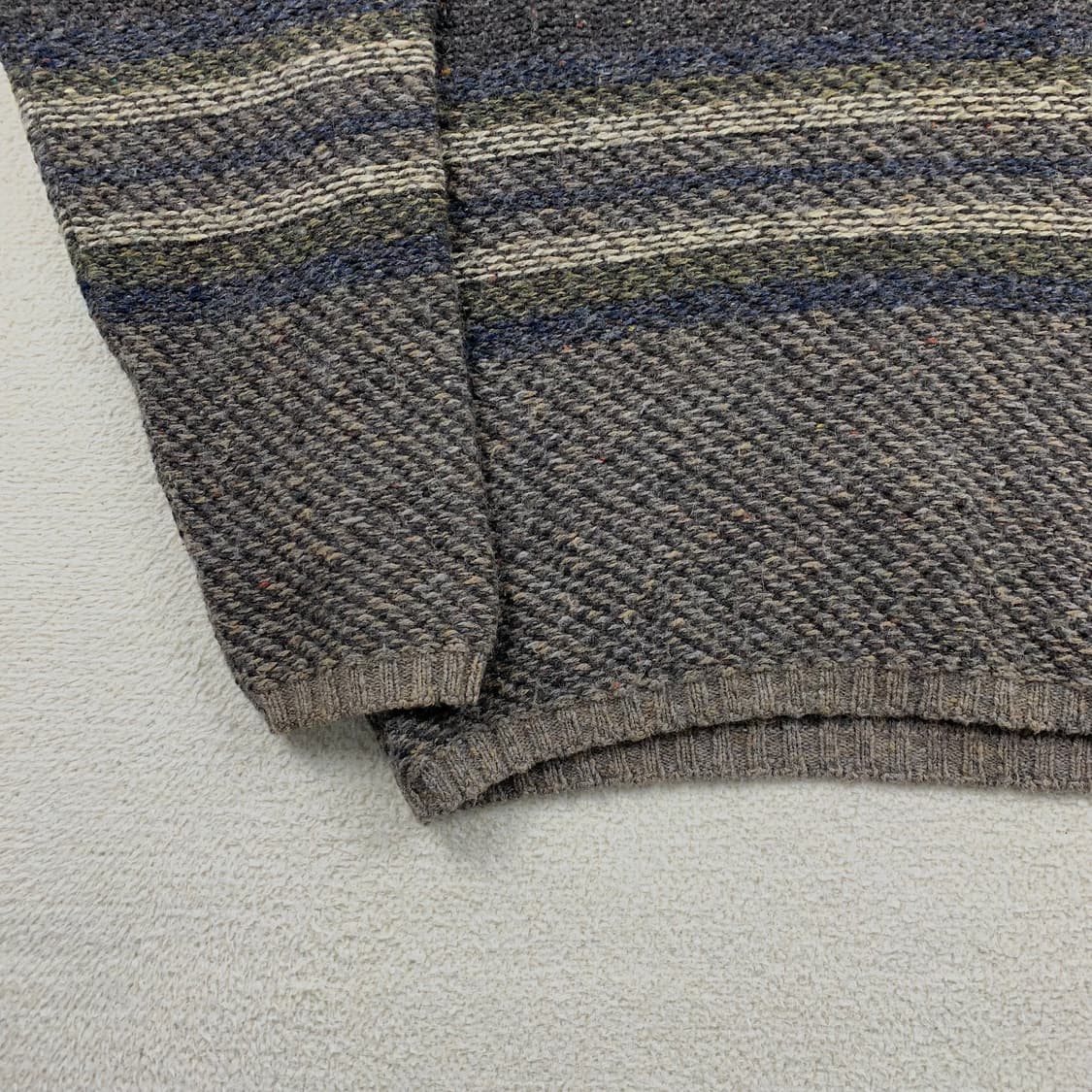90‘s 빈티지 울리치 코튼울 혼방 믹스패턴 니트 상품이미지3