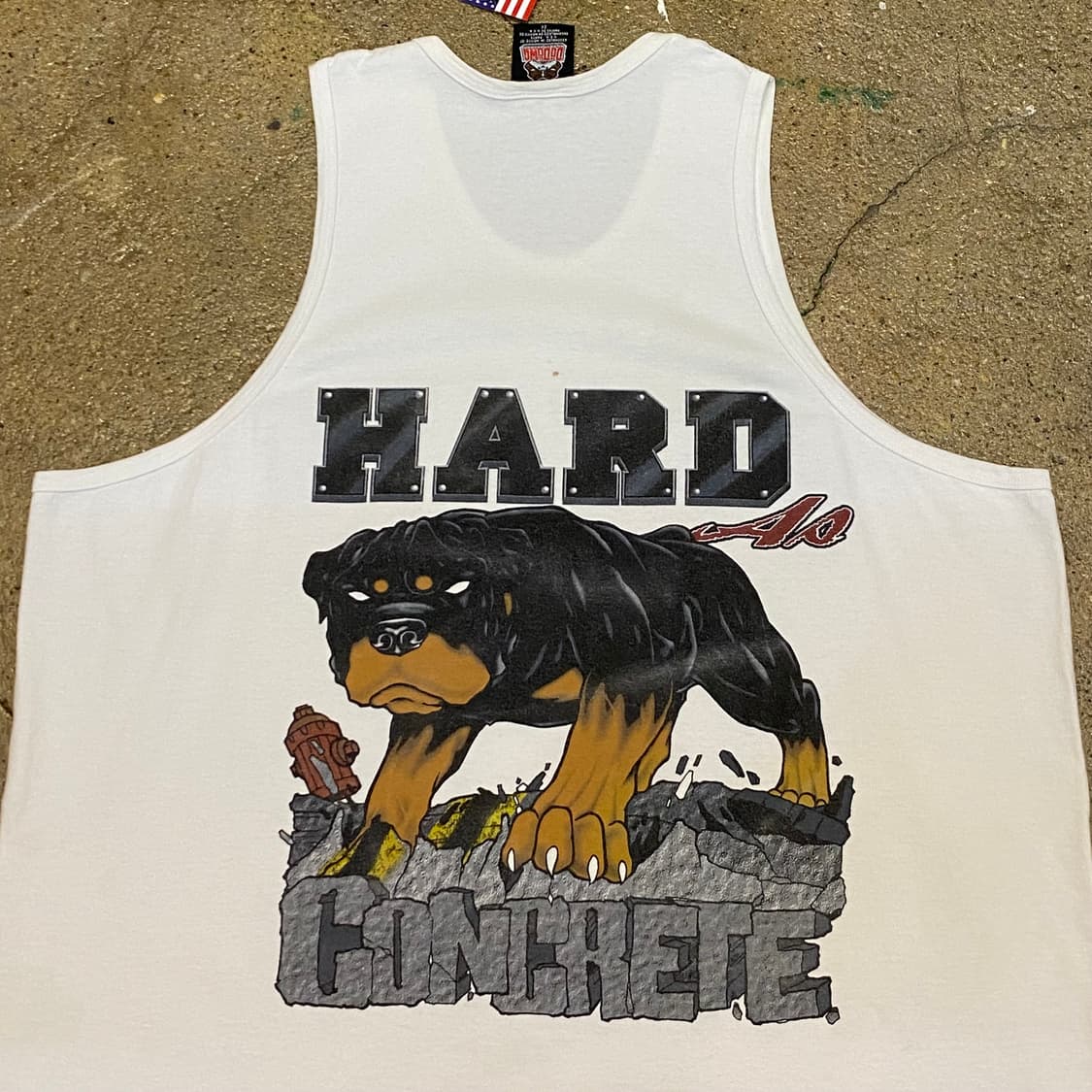 90s Made in USA 미국 빈티지 Hard 민소매 나시티 상품이미지2