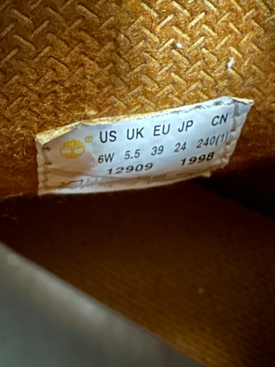 팀버랜드 6인치 워커 부츠 240mm 상품이미지4