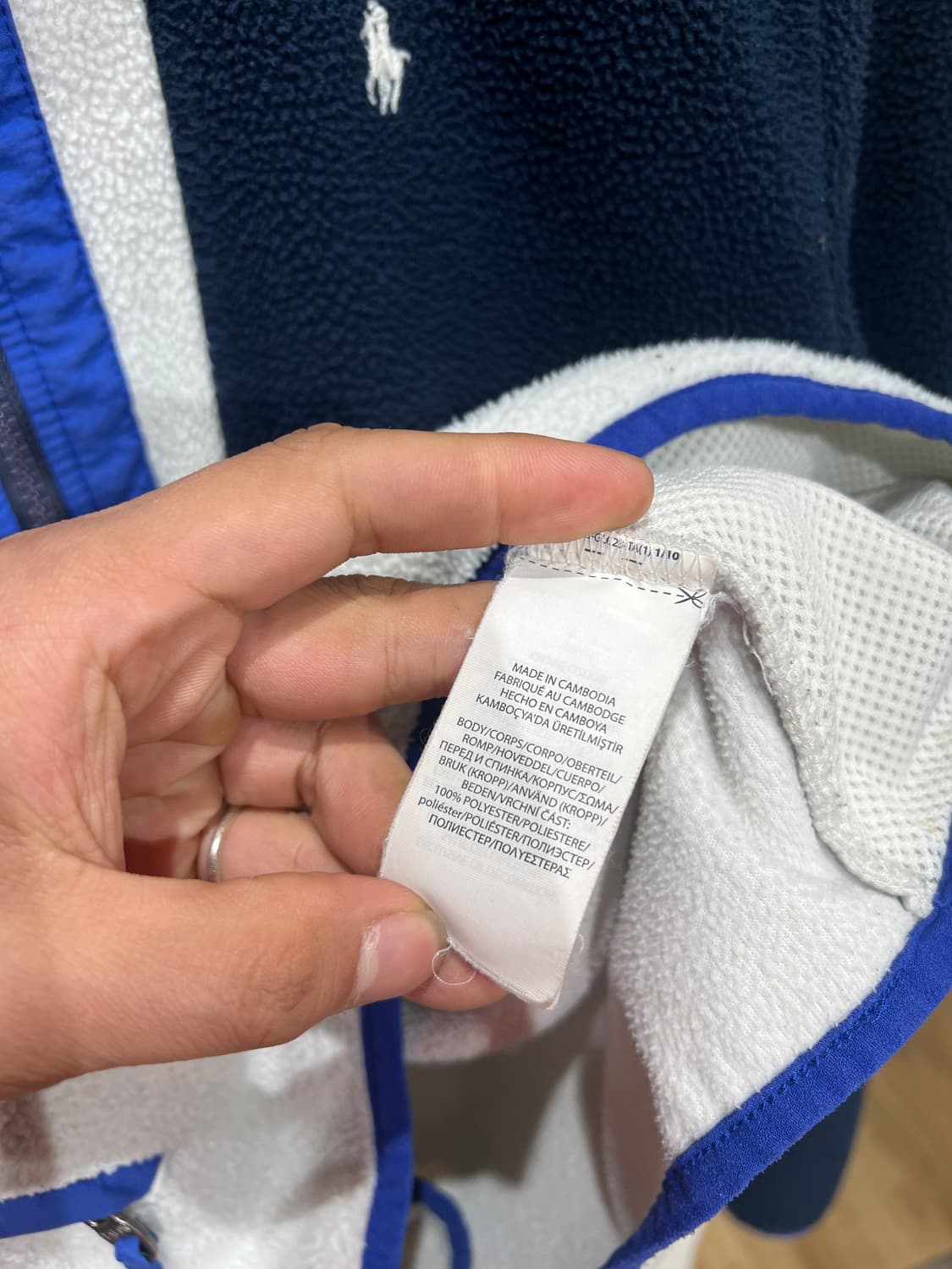 폴로 랄프로렌 반집업 플리스 자켓 상품이미지4