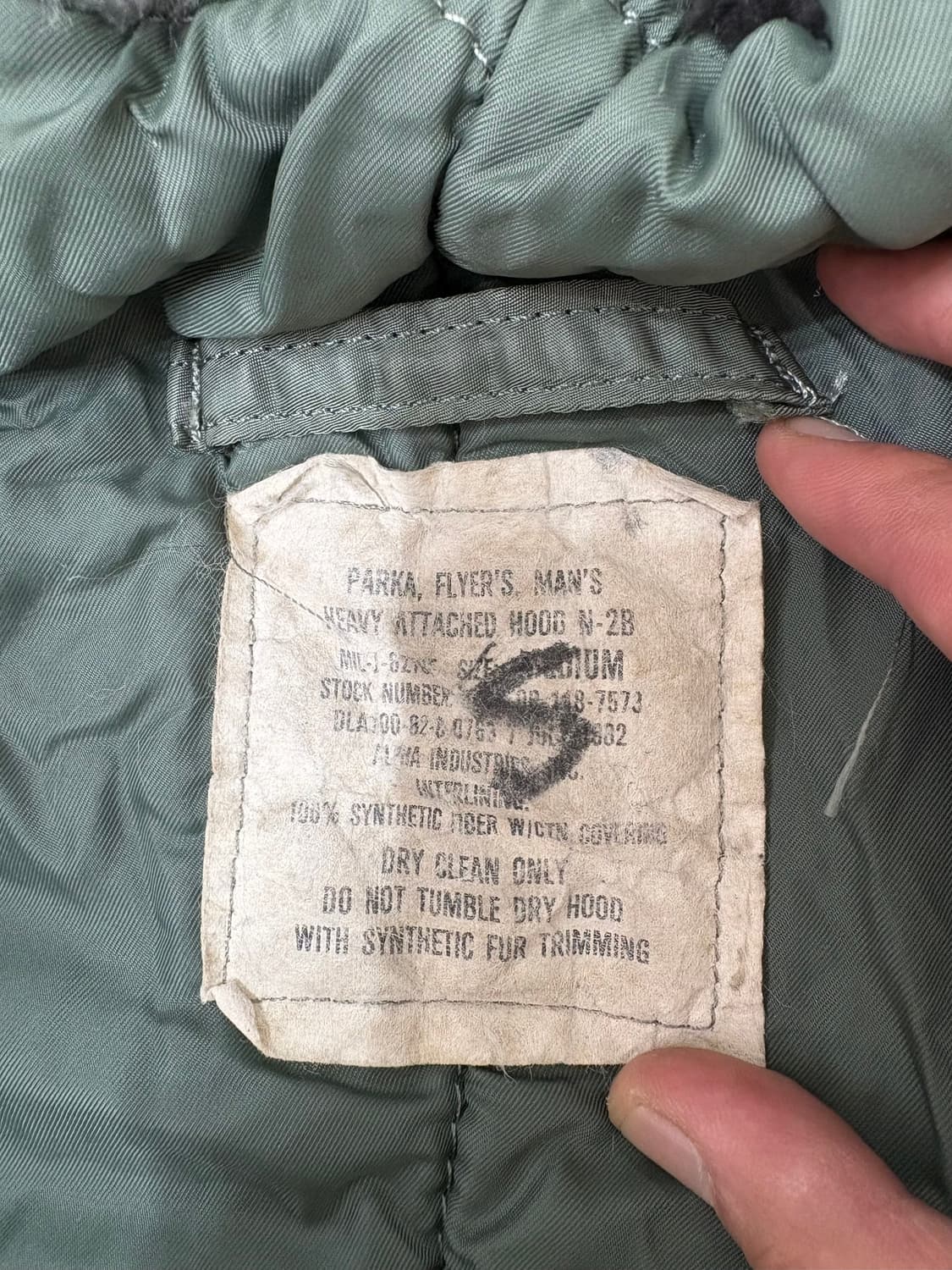 80's USAF N-2B Flight Jacket.  상품이미지3