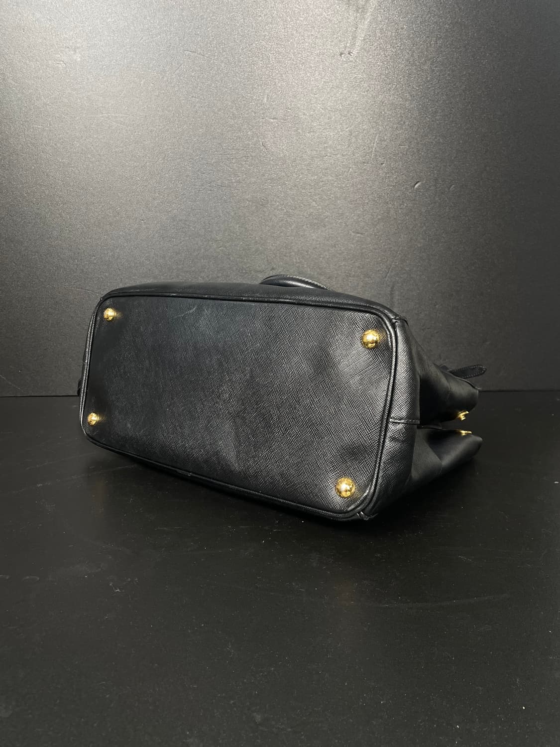 PRADA 프라다 사피아노 럭스 2WAY 블랙 토트백 상품이미지10