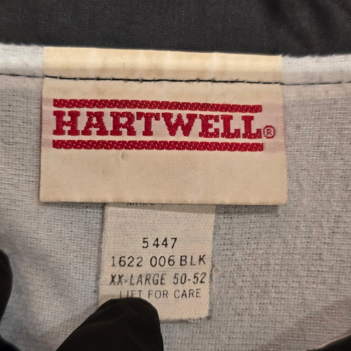 80s HARTWELL 블랙 코치자켓 MADE IN U.S.A. 상품이미지5