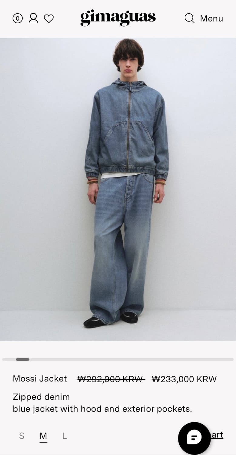 gimaguas 데님 후드 자켓(공용) 상품이미지2