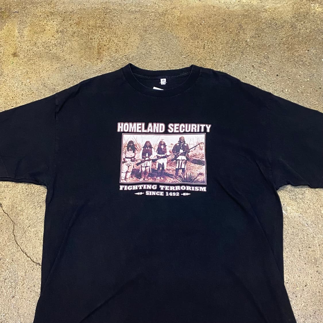 미국 빈티지 홈랜드 원주민 프린팅 반팔티 티셔츠 상품이미지2