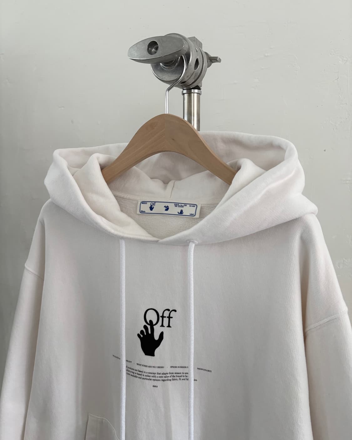 Off-White 오프화이트 화이트 버블 그래피티 후드티 상품이미지4