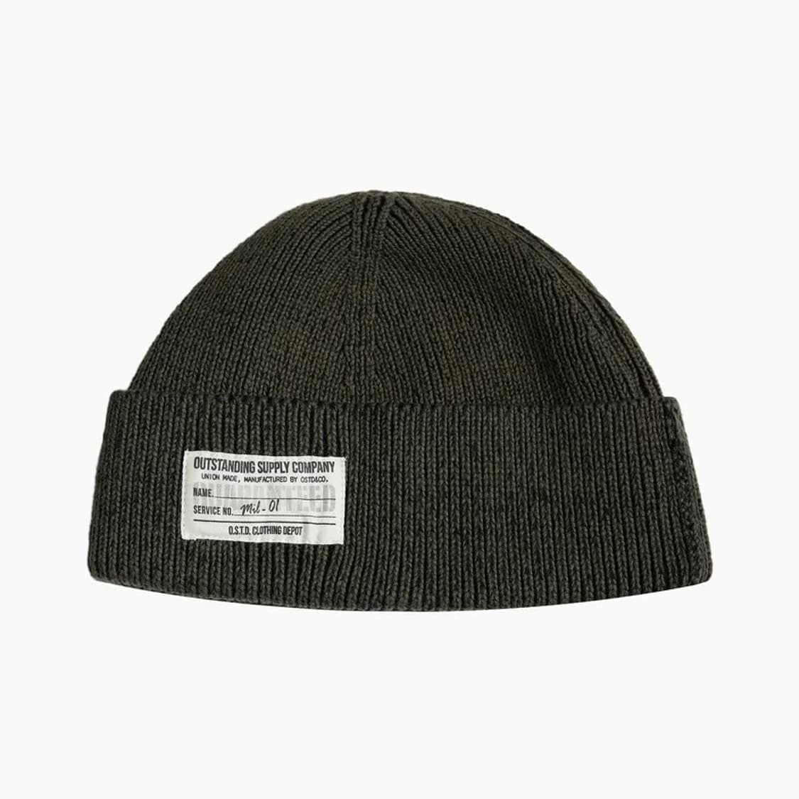 아웃스탠딩 코튼 와치캡 올리브 상품이미지1