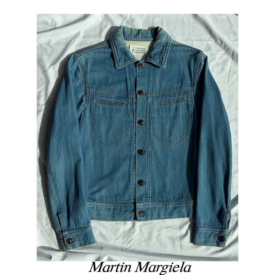 마틴 마르지엘라 04ss 슬럽 데님 자켓 아카이브 청자켓 아티저널 상품이미지1
