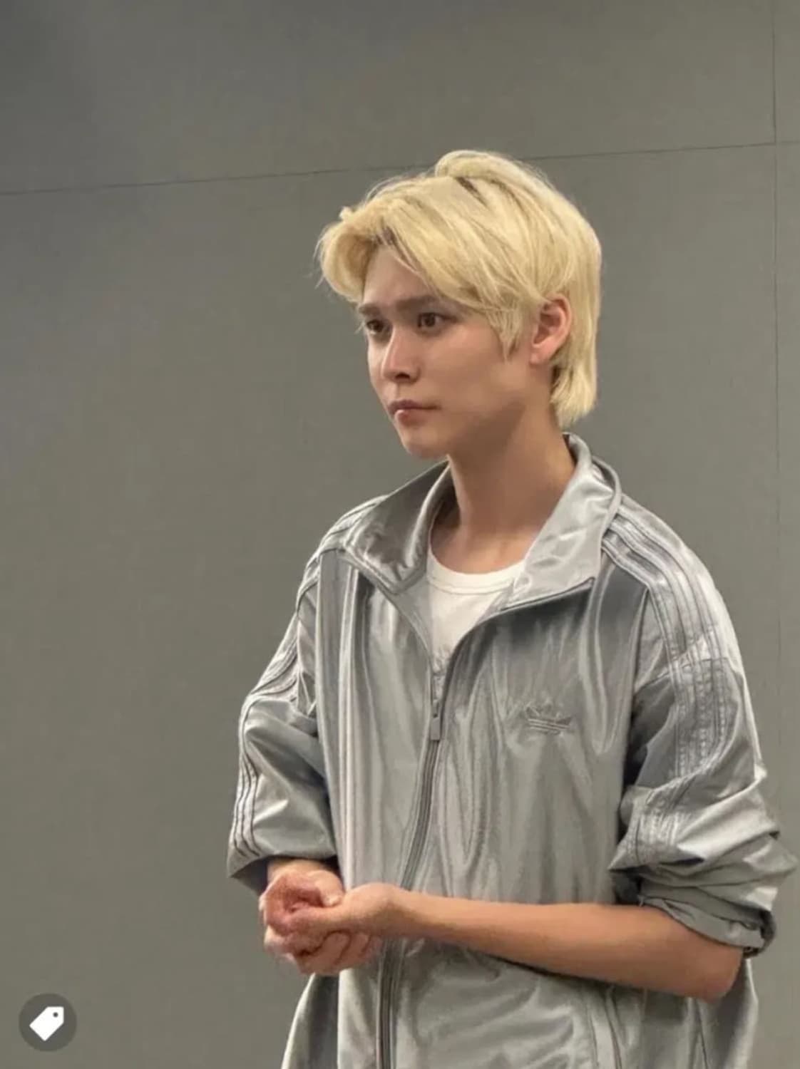 아디다스 오버사이즈 파이어버드 트랙탑 라이트 오닉스 실버 져지 상품이미지1