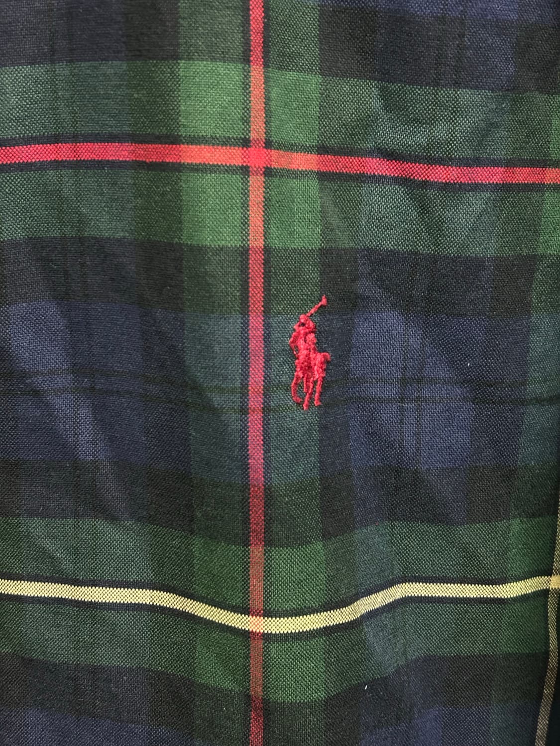 폴로 랄프로렌 체크 남방 M 상품이미지4