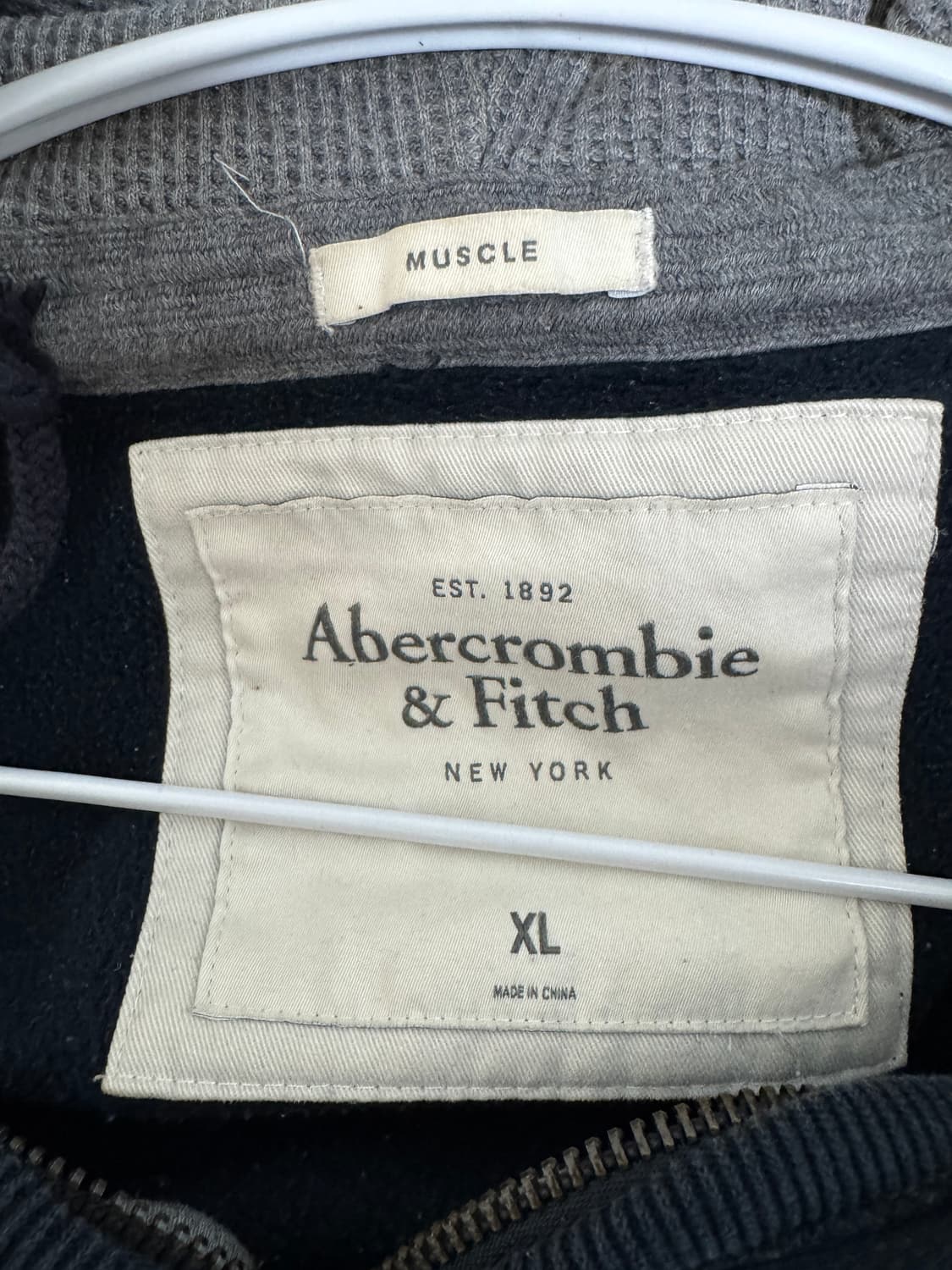 아베크롬비 네이비 후드집업 상품이미지3