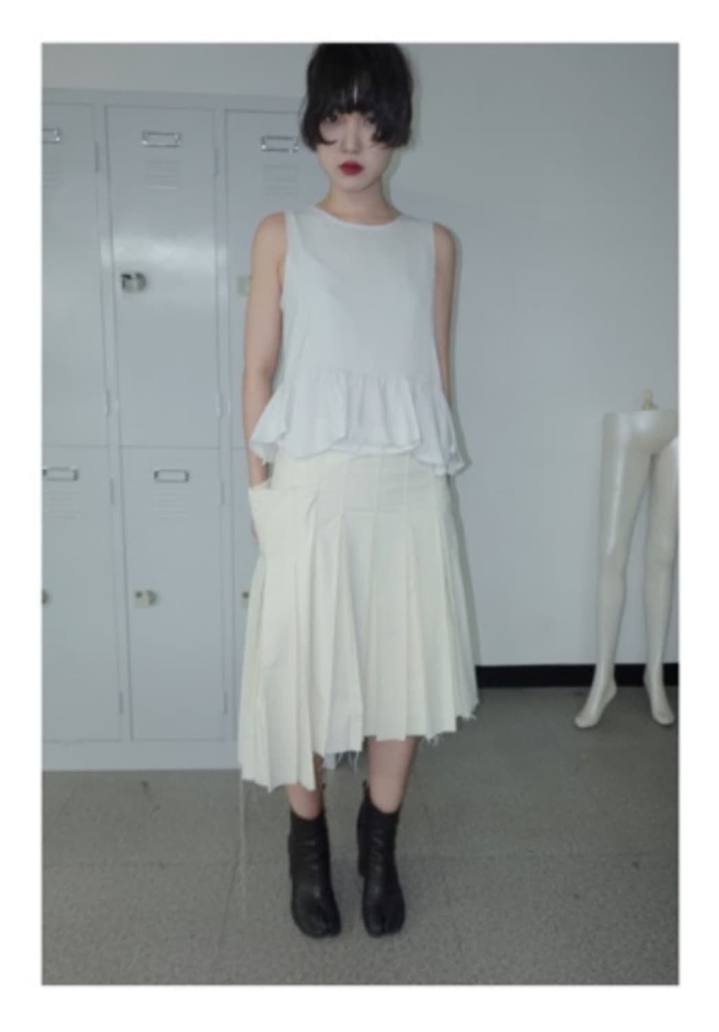 에옹쓰 헤비타트 스커트  habitat pleat skirt 상품이미지2