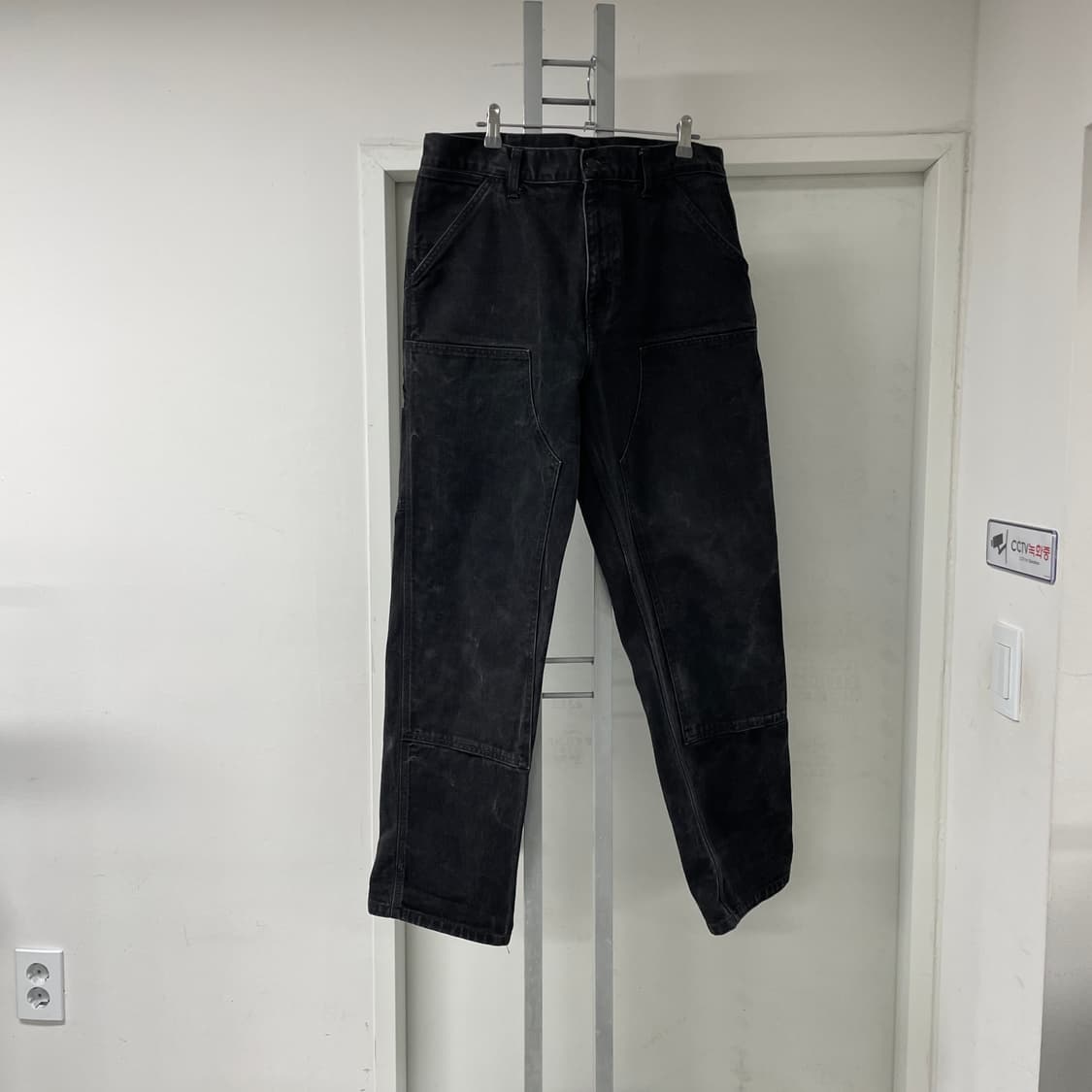 칼하트 흑청 더블니 팬츠 31X32 상품이미지5