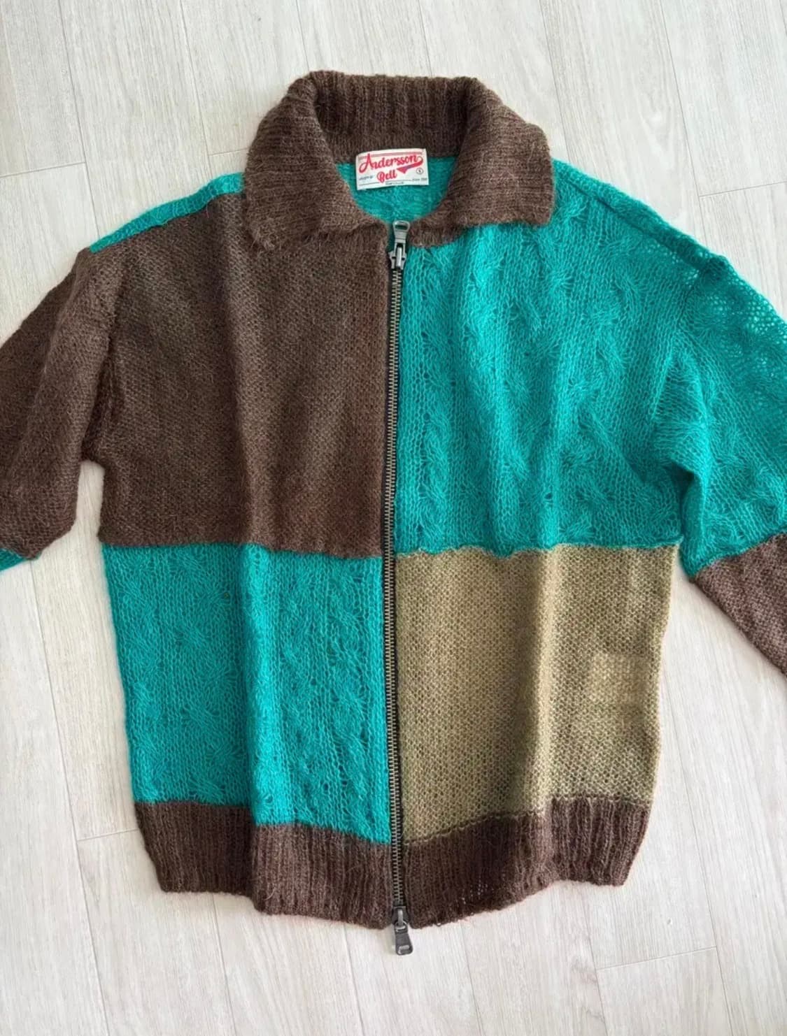 앤더슨벨 마테이라 패치워크 가디건 (새상품) S 상품이미지6