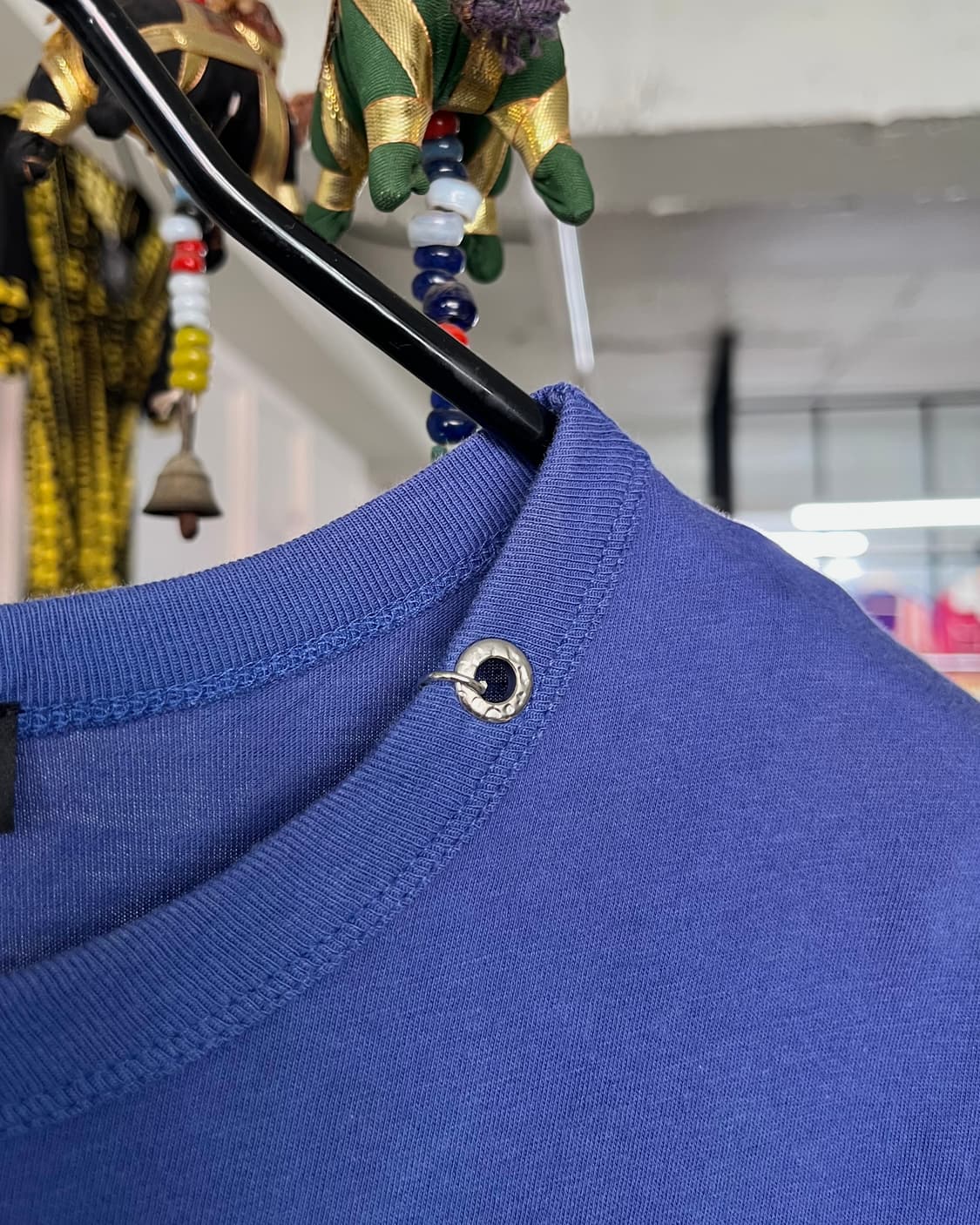 DIESEL Piercing Neck Point 1/2 T-Shirt 상품이미지5