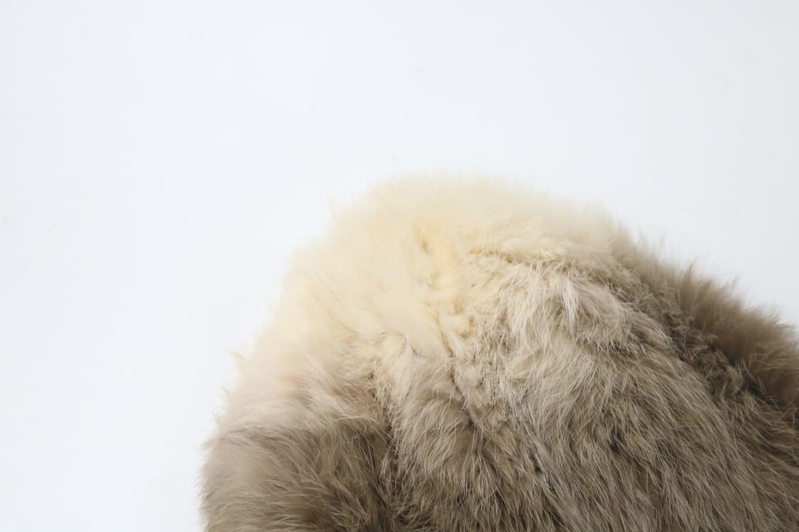 카시라 토끼퍼 그라데이션 퍼 비니 상품이미지3