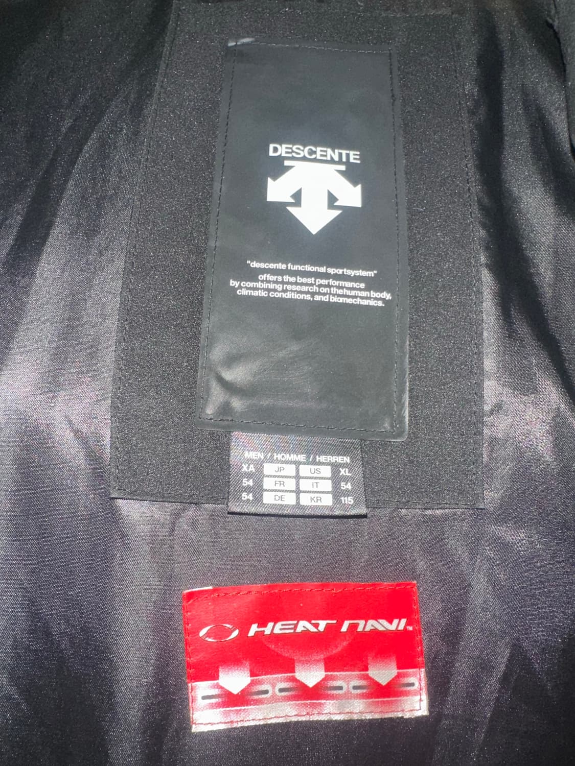 데상트 롱패딩 115사이즈 상품이미지2