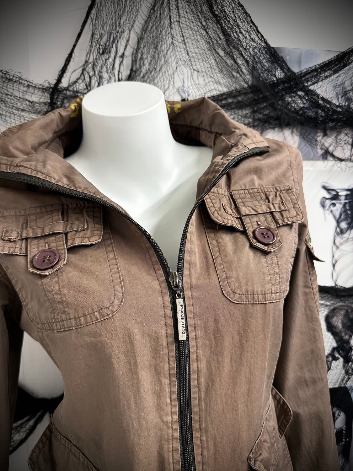 00s pocket detail hood zipup 상품이미지3