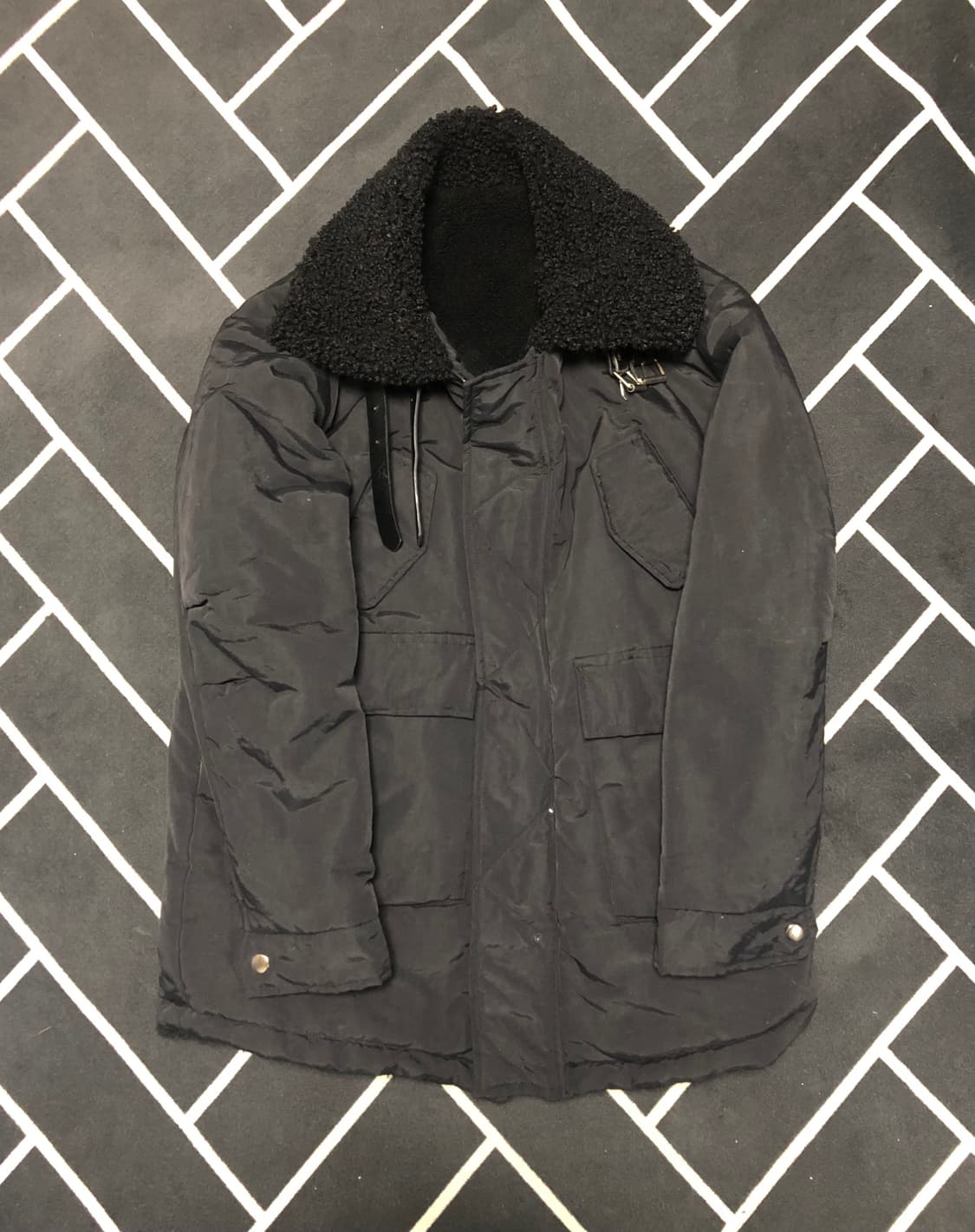 (횡재가)내부퍼 패딩카라무스탕/몽클레어 스톤 발망 프라다 구찌 톰포드 벨 상품이미지5