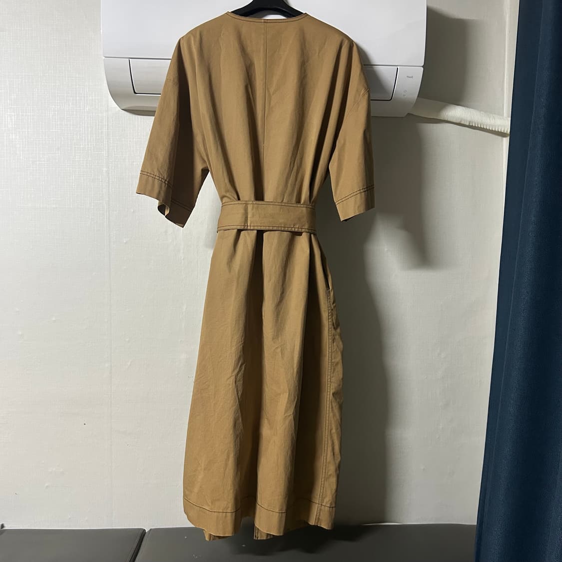 MSGM MILANO 갤러리아백화점) 바나나 자수 트렌치 코트 38 상품이미지2