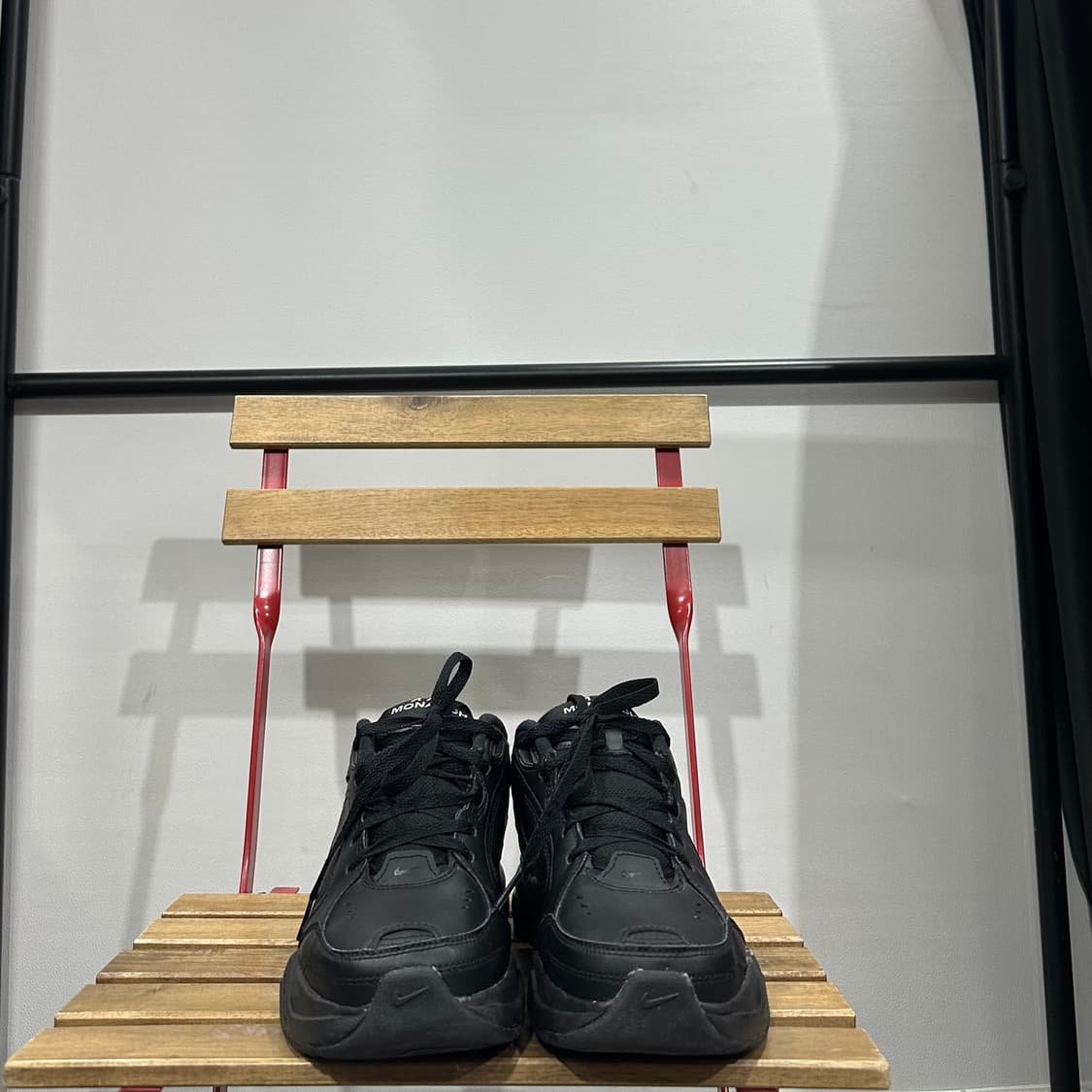 265) 나이키 운동화 남성 남자 신발 에어 모나크 블랙 상품이미지2