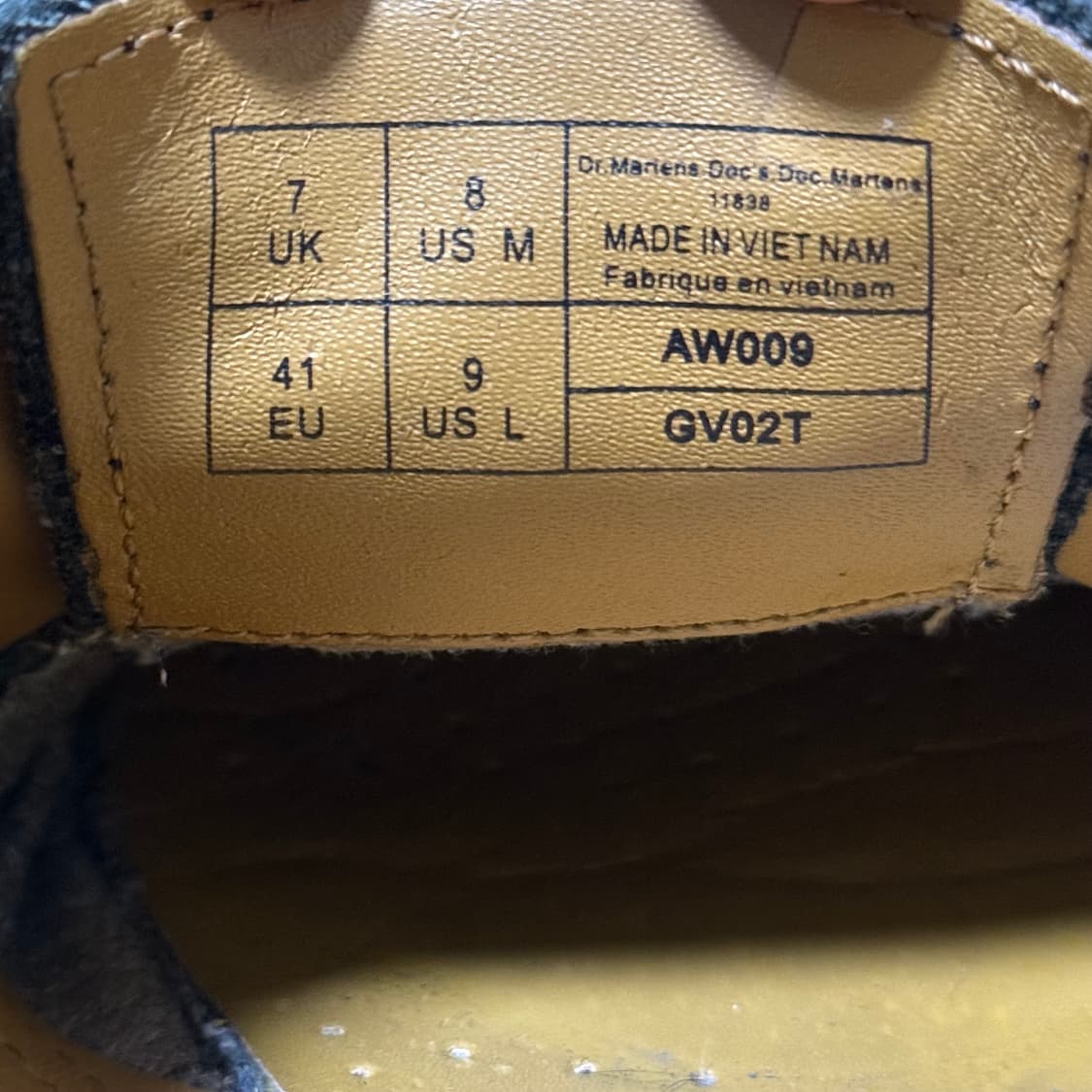 닥터마틴 1461 더비슈즈 UK7 255-260 상품이미지7