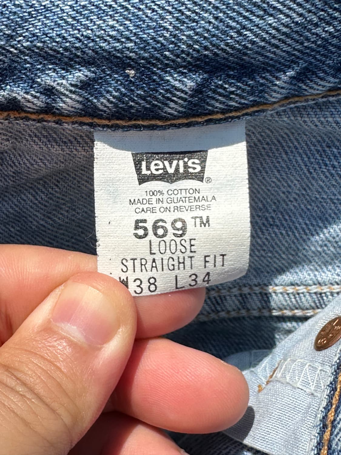 [36] 00s 리바이스 569 빈티지 데님 팬츠 상품이미지5