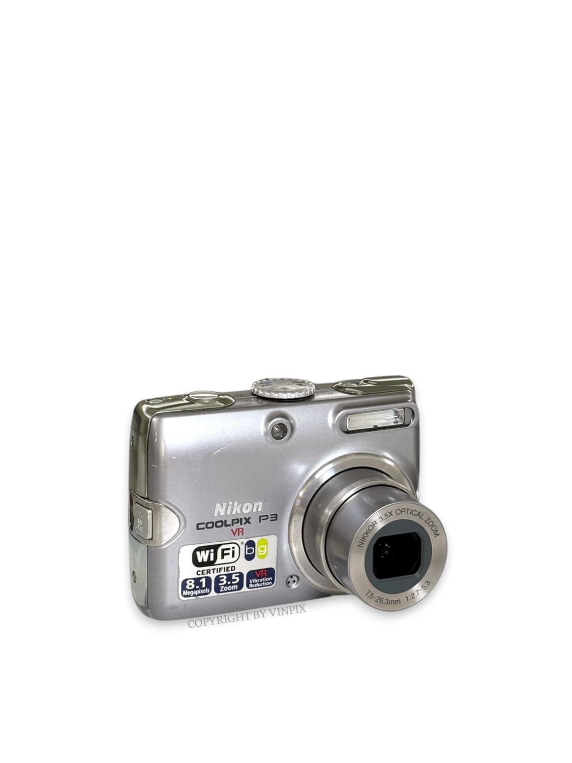 니콘 쿨픽스 P3(coolpix p3) 빈티지 디지털 카메라 디카 상품이미지3