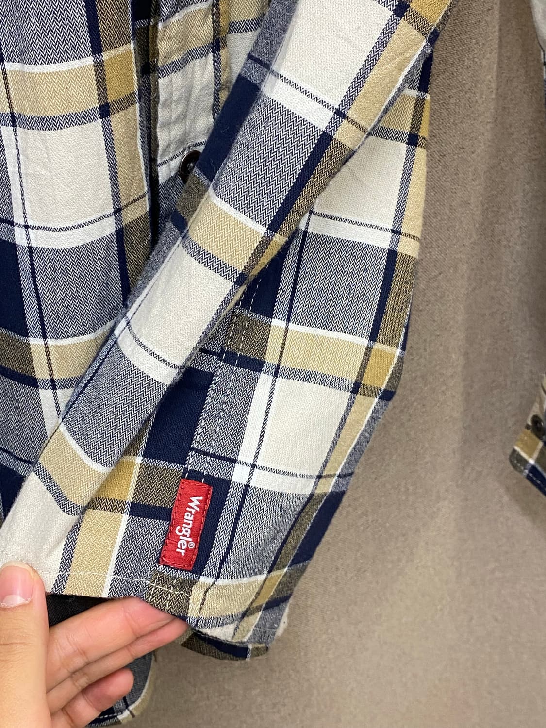 랭글러 체크 셔츠 상품이미지3