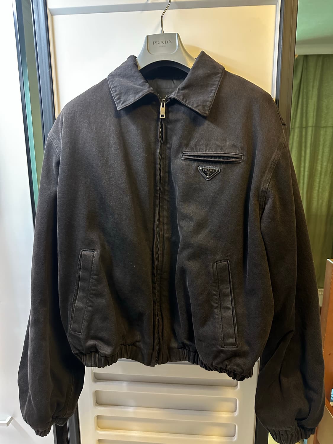 프라다 데님 자켓 M 상품이미지1