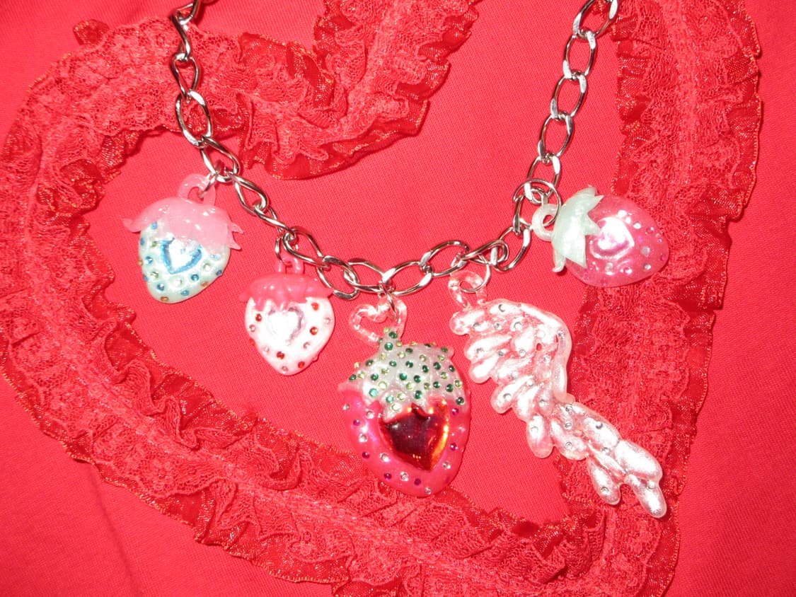 Strawberry necklace 🍓💋🪽💕 상품이미지1