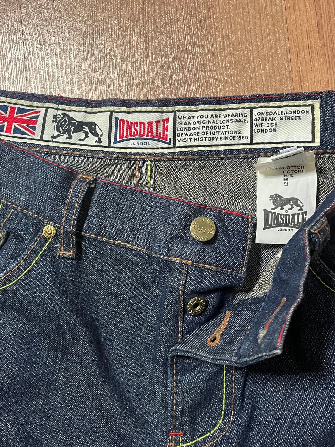 Lonsdale uk flag denim 상품이미지4