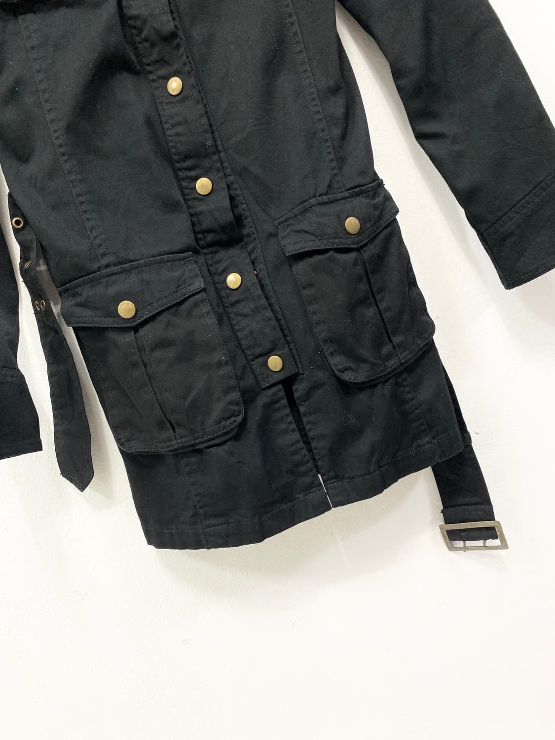 [H.C.M.2] y2k 펑크 블랙 야상 자켓 상품이미지8