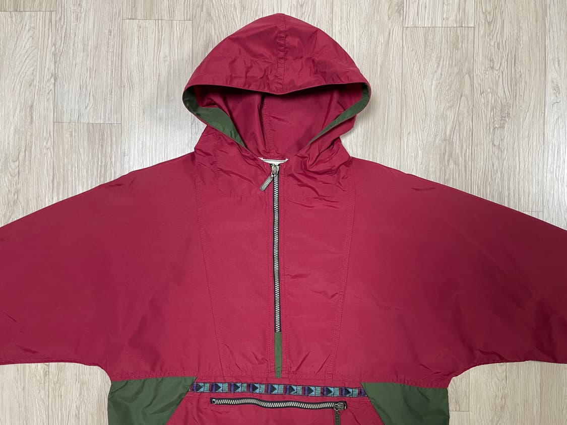 95) 80's 엘엘빈 존메이어 버건디 아노락(미국제) 상품이미지5