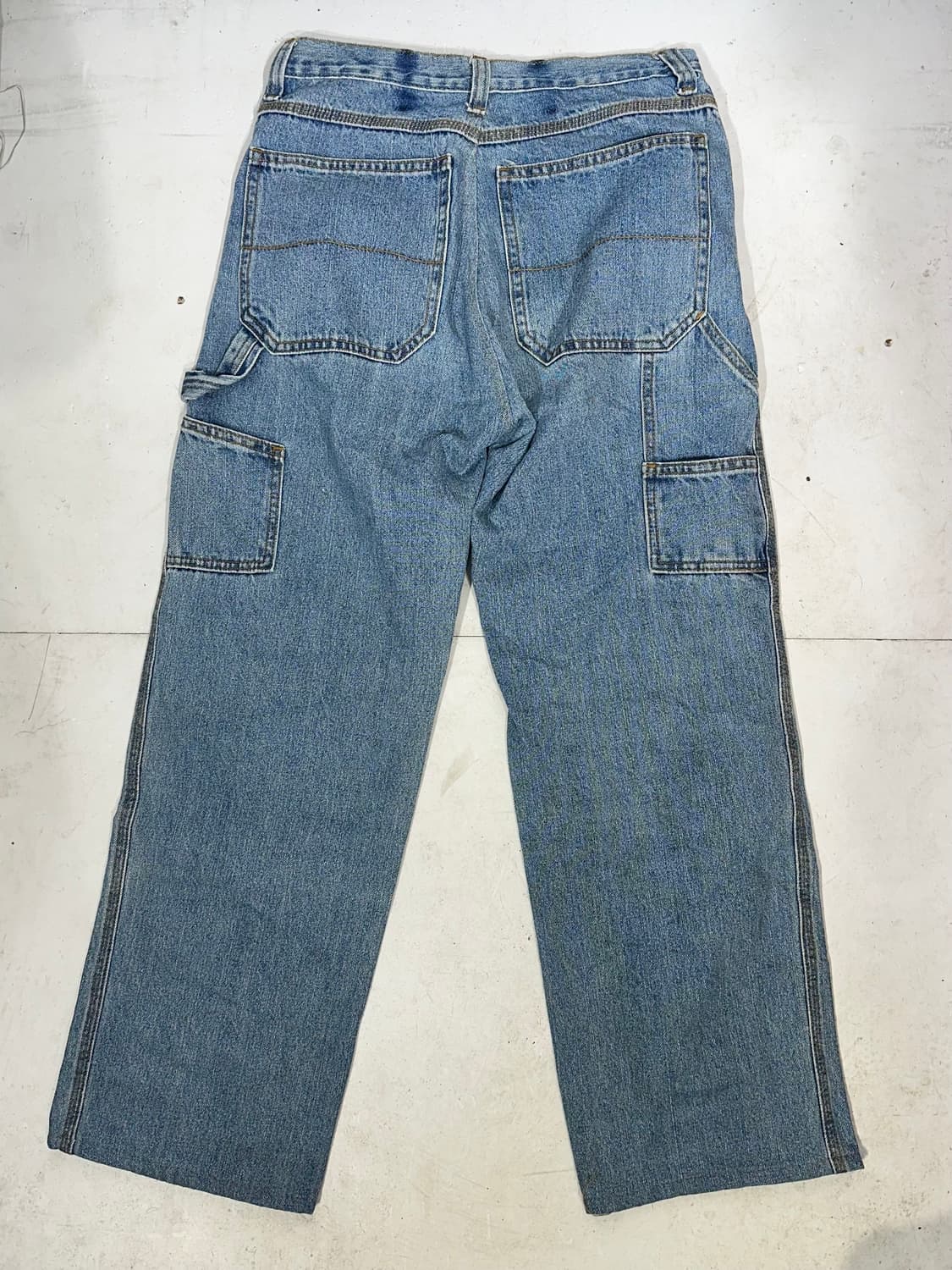 90s 빈티지 연청 해머 카펜터 데님 워크 팬츠 청바지  상품이미지5