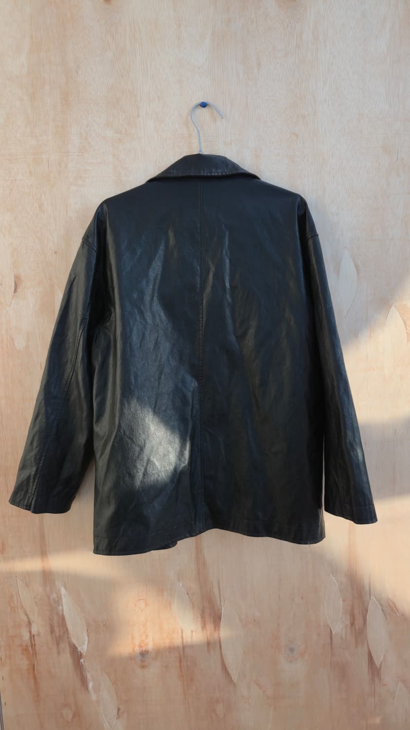 블랙 레더 가죽 자켓 black leather jacket 상품이미지8