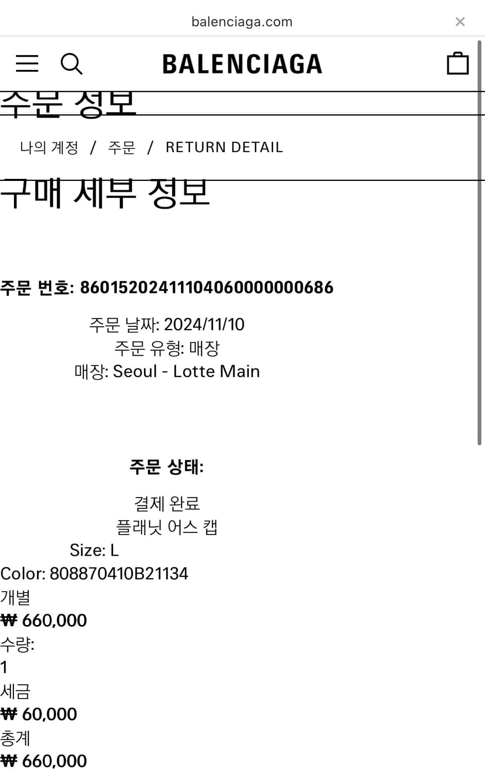 발렌시아가 플래닛어스 볼캡 상품이미지6