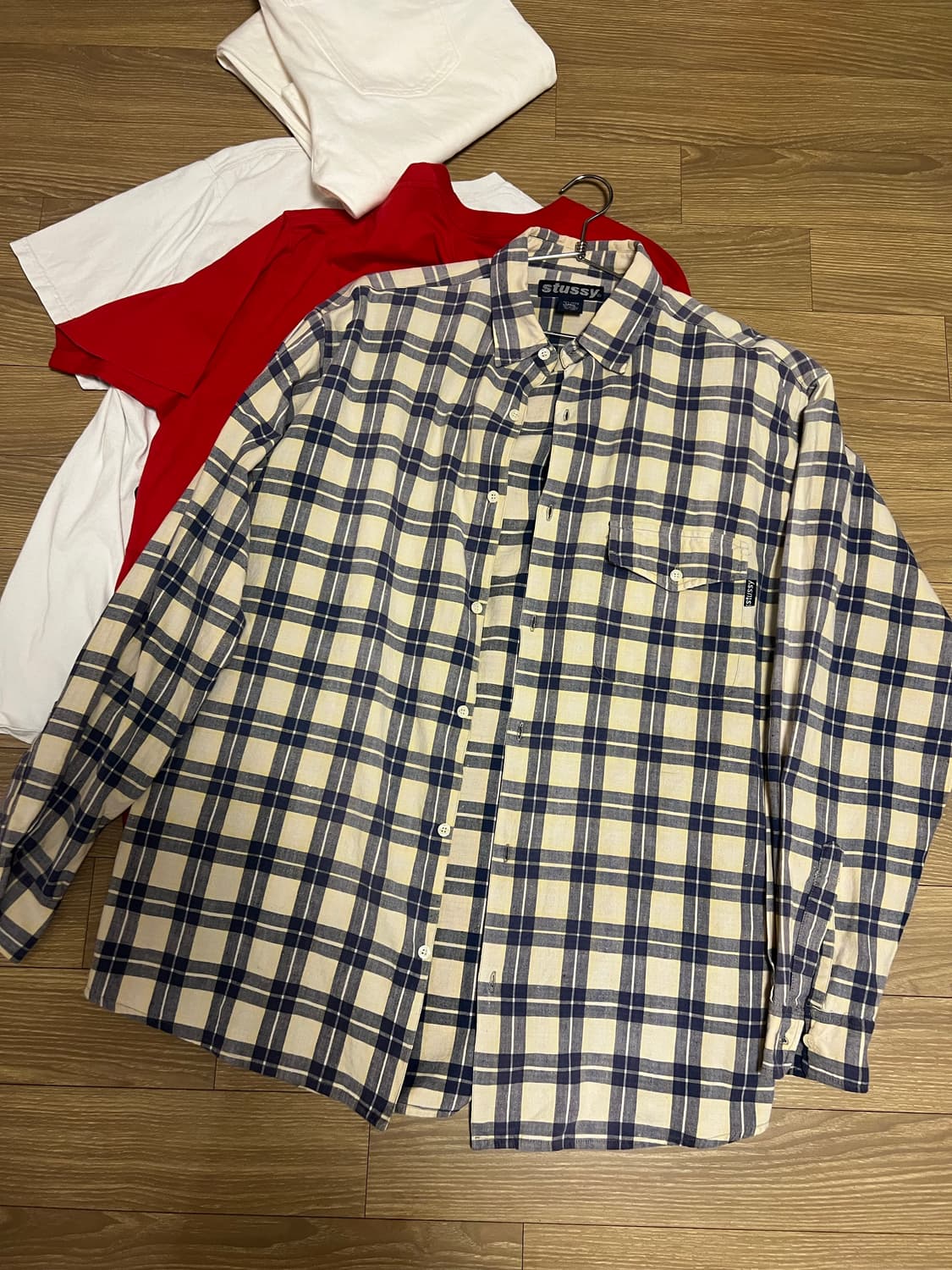 스투시 빈티지 체크셔츠 상품이미지1