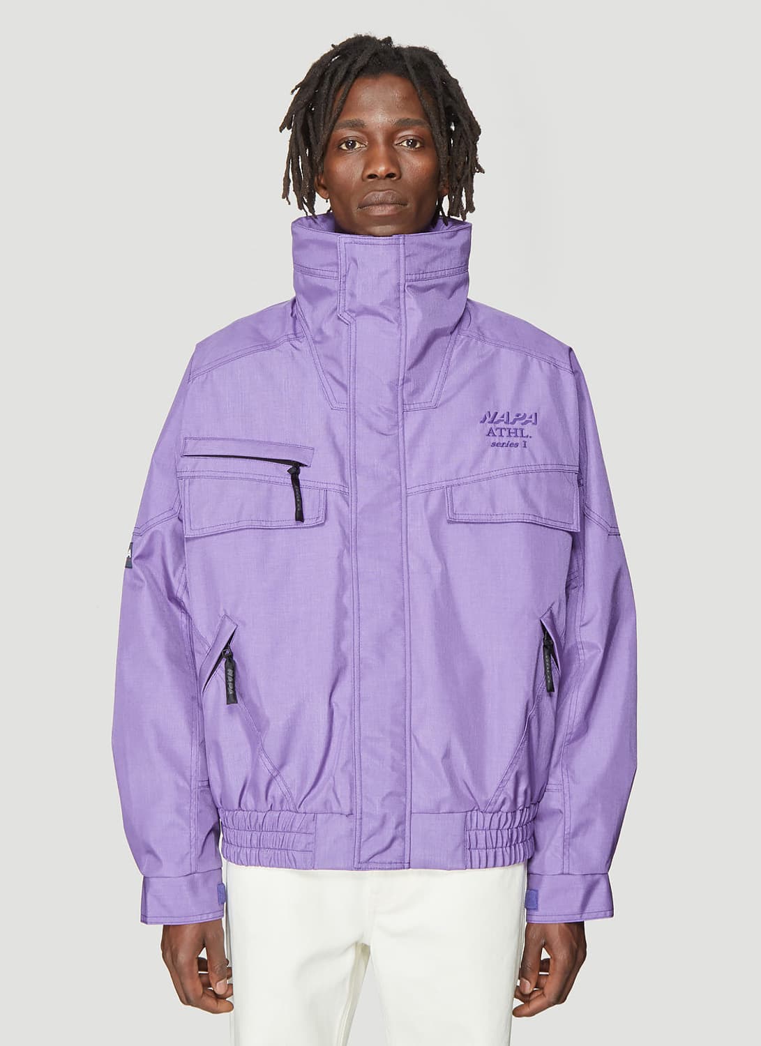[XL] 마틴로즈 X 나파피리 알로스 자켓 퍼플 상품이미지5
