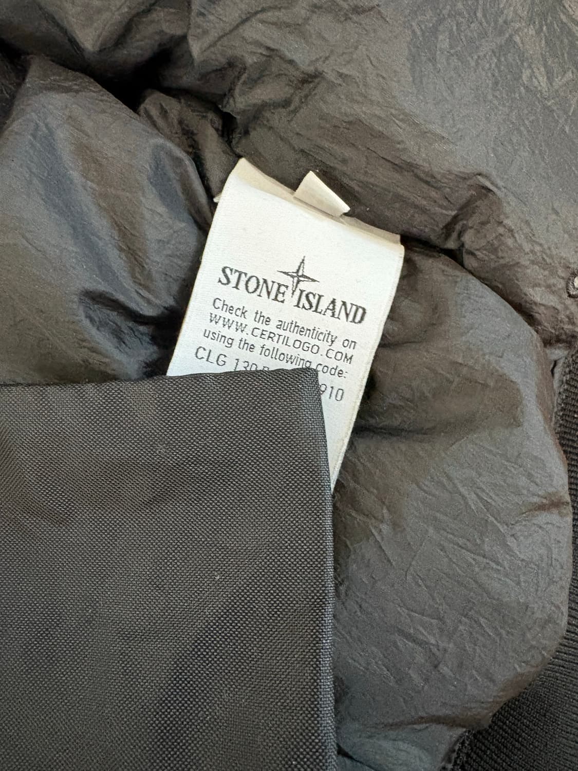 스톤아일랜드 크링클랩스 패딩 17fw 블랙 m 상품이미지9