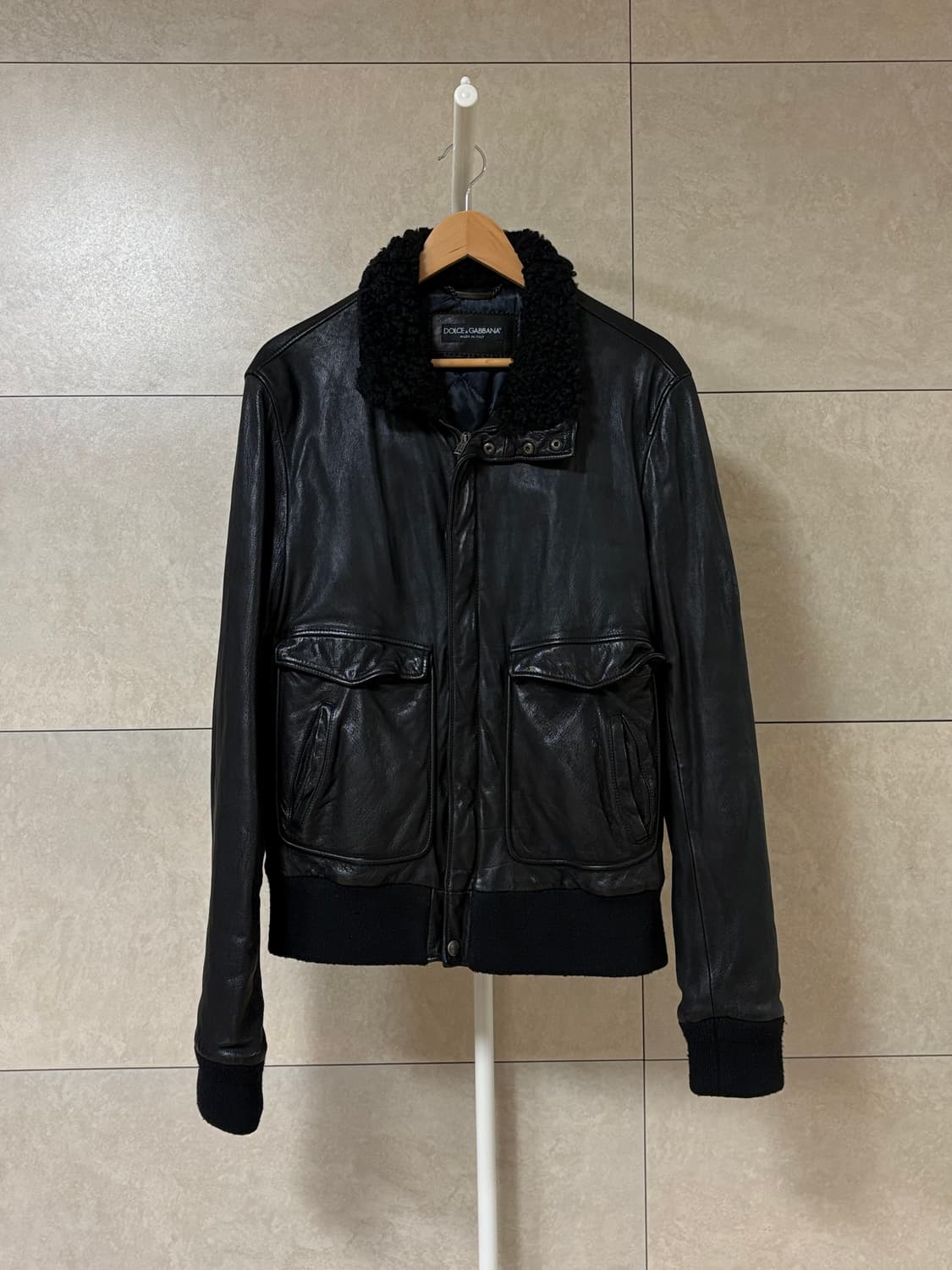 돌체앤가바나 버팔로 레더 자켓 상품이미지1