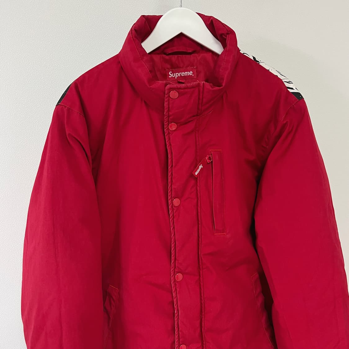 슈프림 16FW 우주인 패딩 퍼피 자켓 레드 상품이미지4