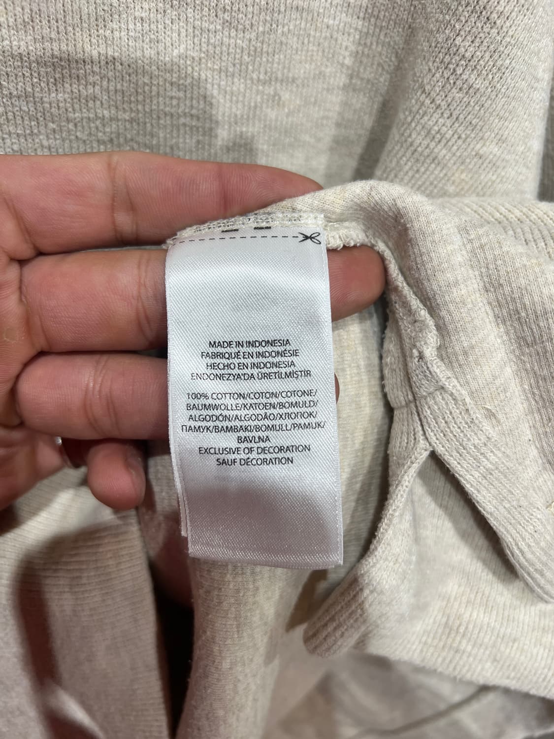 폴로 랄프로렌 반집업 니트 상품이미지4