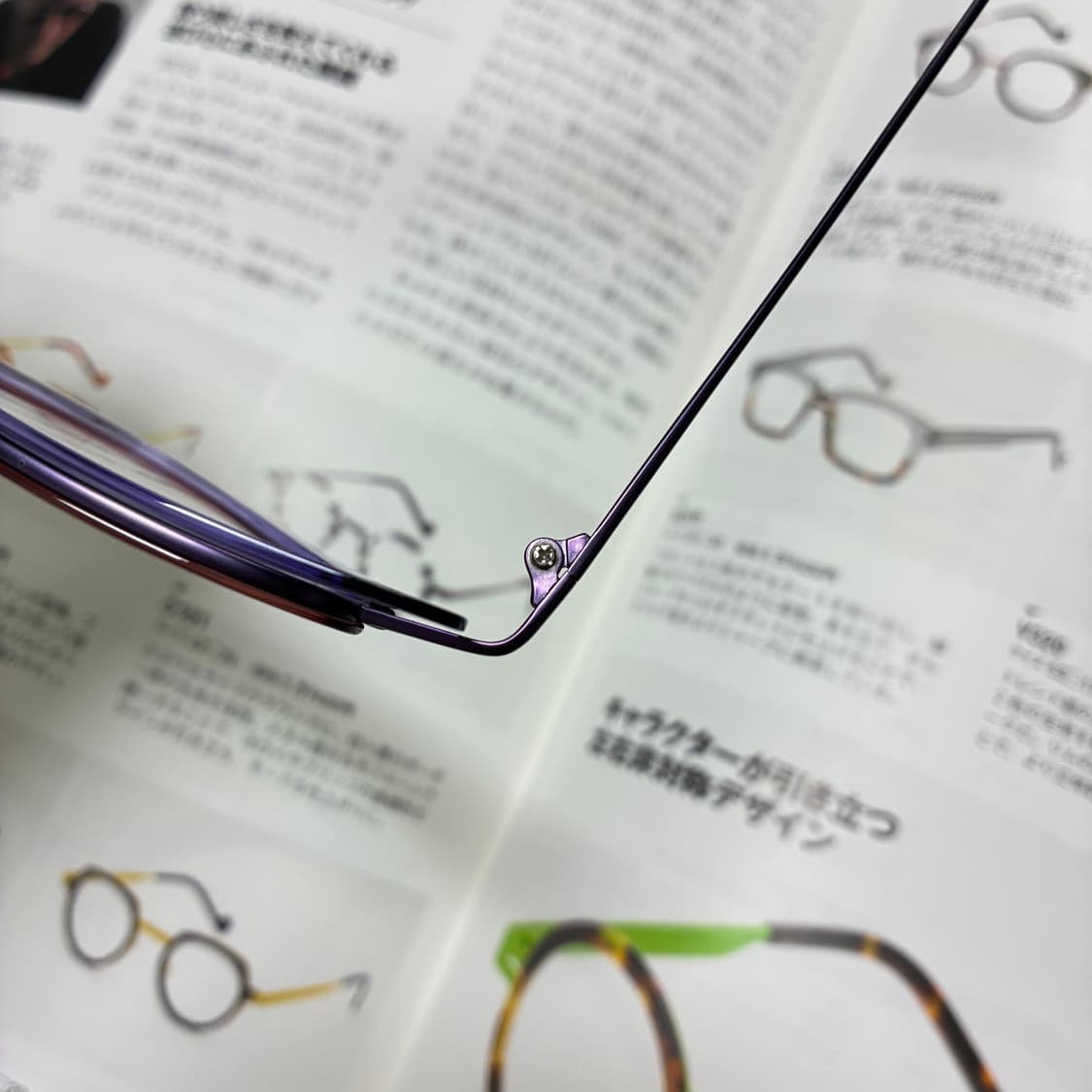 L.A. EYEWORKS 엘에이 아이웍스 캣아이 뿔테 안경 상품이미지4