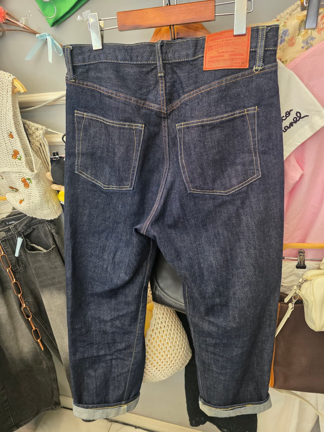 아웃스탠딩 셀비지 데님 팬츠 30 상품이미지7