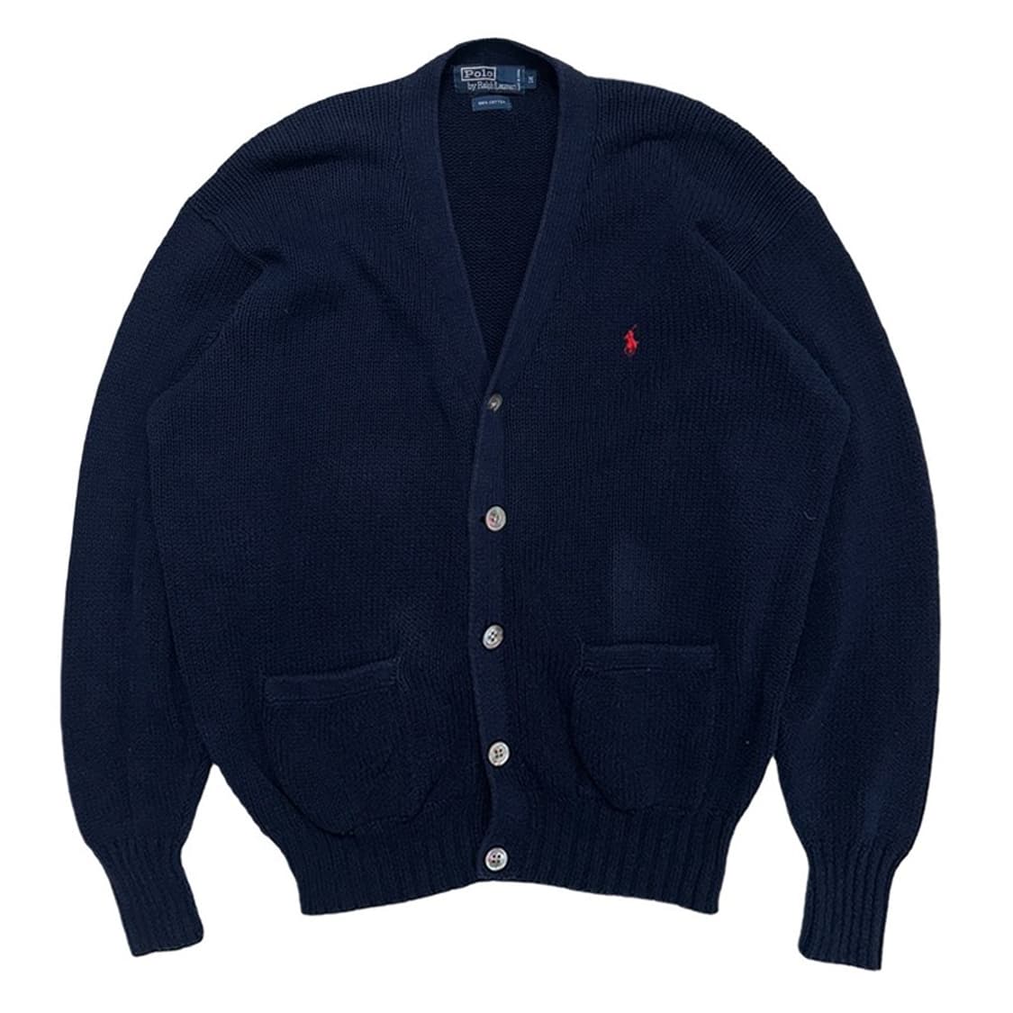 폴로랄프로렌 네이비 코튼 니트 가디건 M 상품이미지1