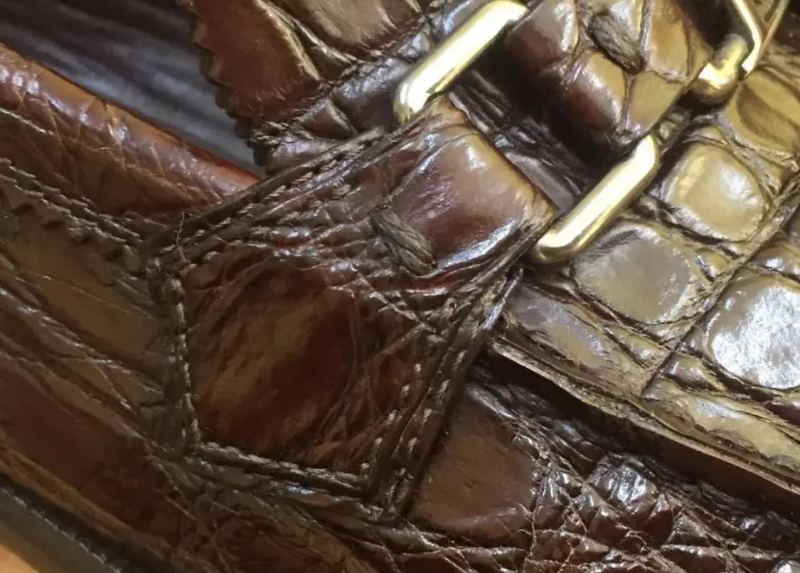 루이비통 페니로퍼(크로커다일 스킨-악어가죽)8 사이즈 상품이미지7