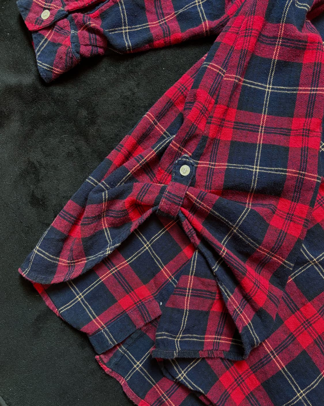 일본빈티지 BLUE STRIVE 체크셔츠 상품이미지5